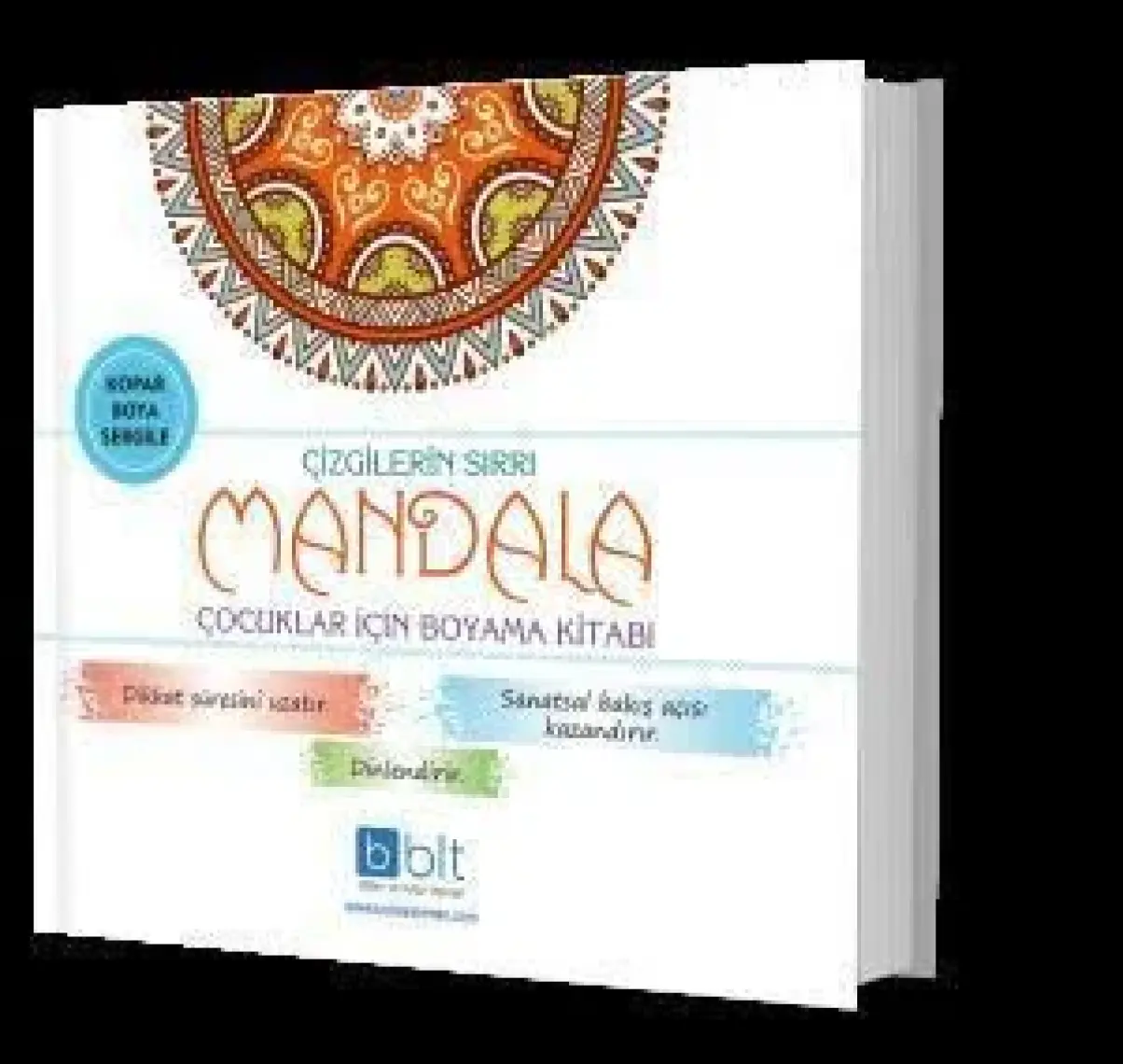 Çizgilerin Sırrı Çocuklar İçin Mandala Boyama Kitabı