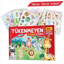 Yükselen Zeka Tükenmeyen Stickers Kitabım