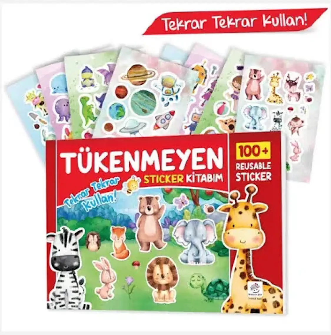 Yükselen Zeka Tükenmeyen Stickers Kitabım