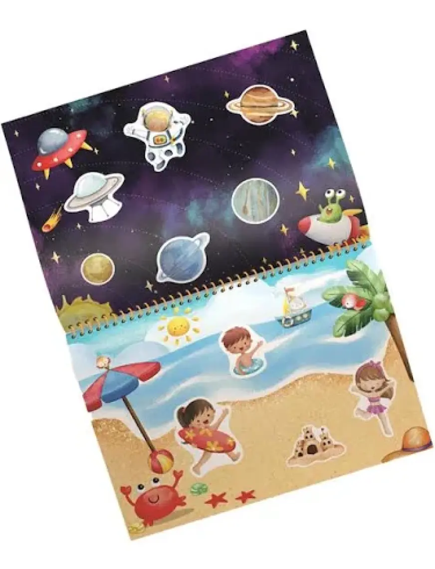 Yükselen Zeka Tükenmeyen Stickers Kitabım