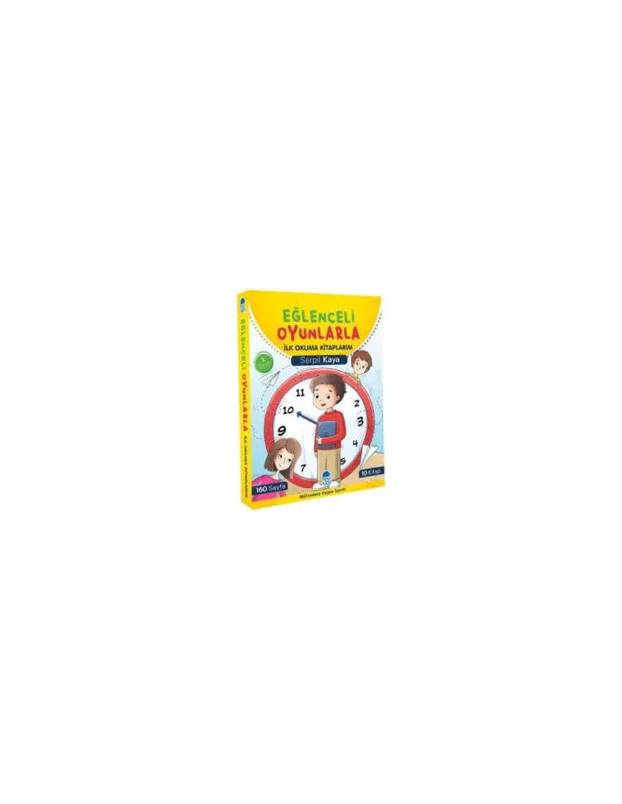 Eğlenceli Oyunlarla Ilk Okuma Kitaplarım Set (10 Kitap) - Serpil Kaya