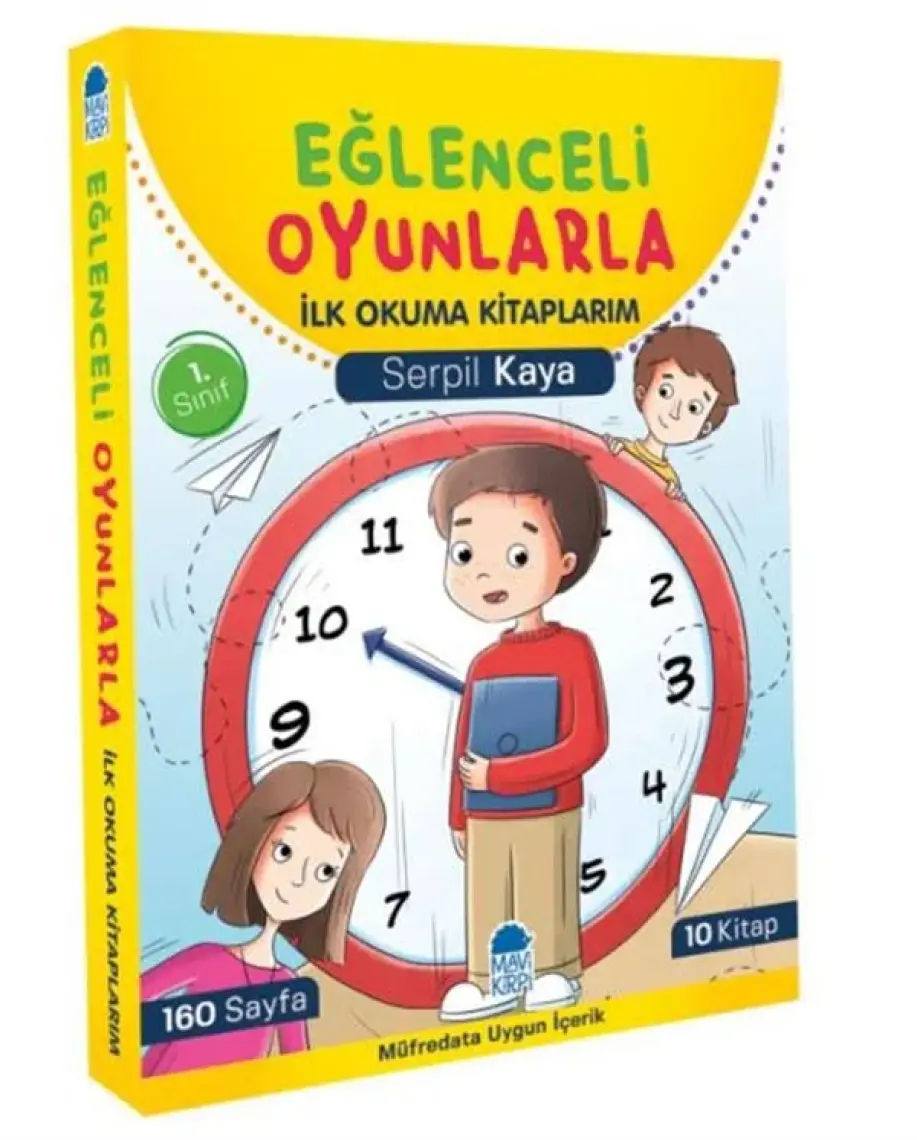 Eğlenceli Oyunlarla Ilk Okuma Kitaplarım Set (10 Kitap) - Serpil Kaya
