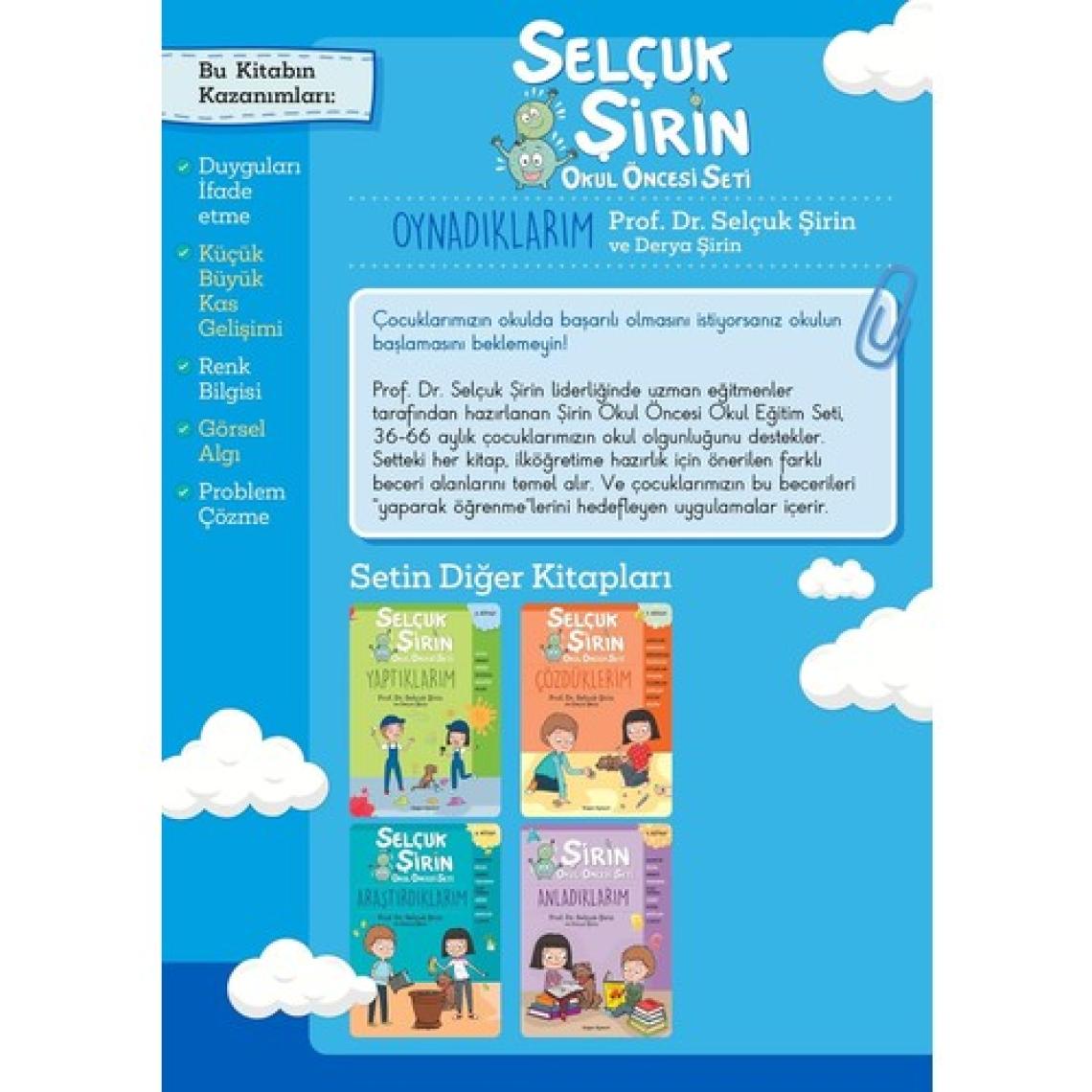 Selçuk Şirin Okul Öncesi Kutulu 5 Kitap Set - Selçuk Şirin – Derya Şirin