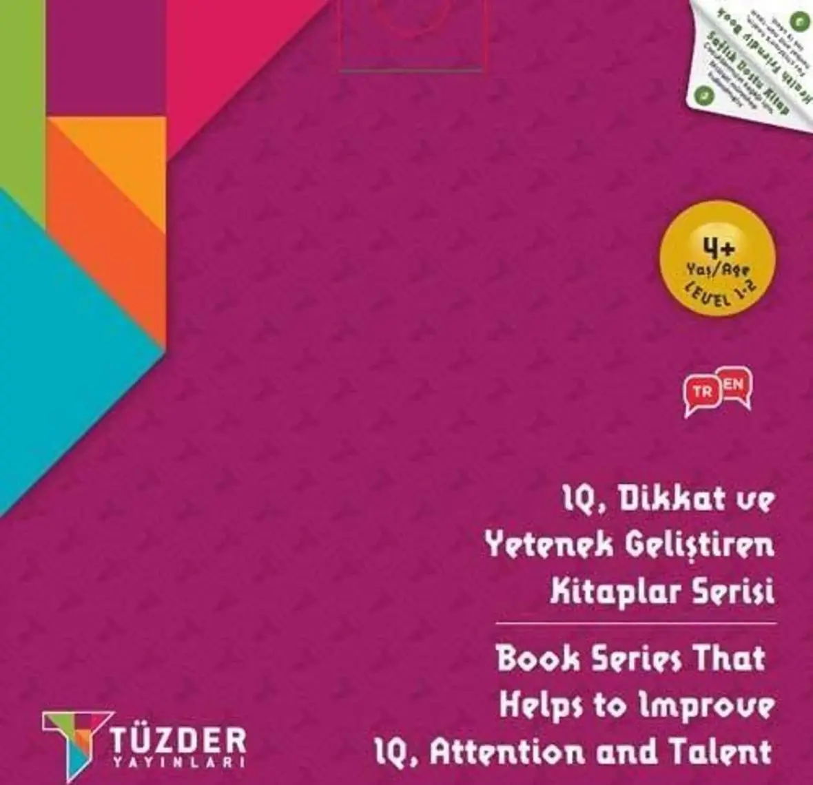 TÜZDER Yayınları 4+ Yaş 6'lı Set / Iq Dikkat ve Yetenek Geliştiren Kitaplar Serisi