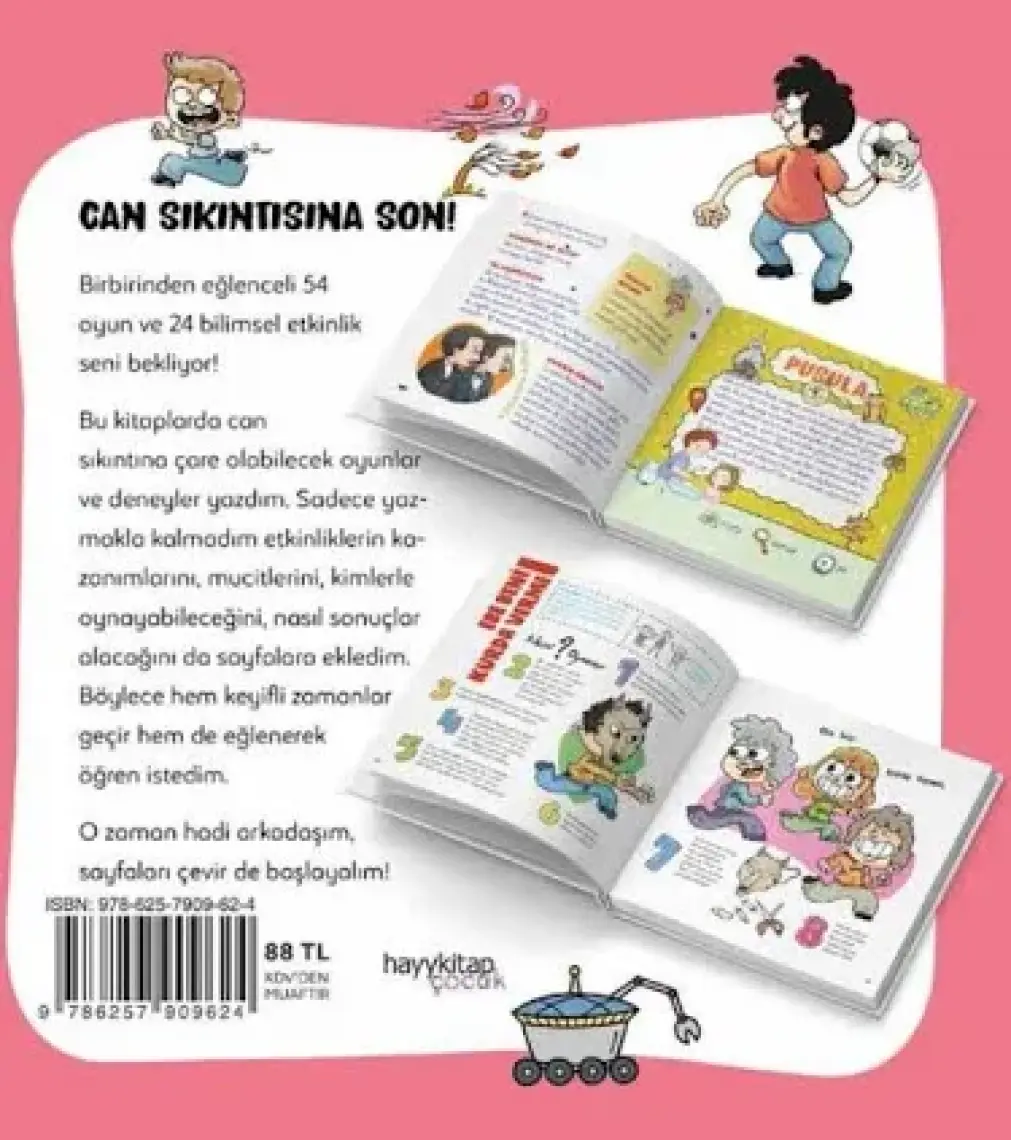 Canı Sıkılan Çocuklar İçin Ev Yapımı 2’Li Kitap Seti - Hatice Kübra Tongar