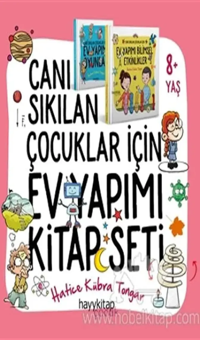 Canı Sıkılan Çocuklar İçin Ev Yapımı 2’Li Kitap Seti - Hatice Kübra Tongar