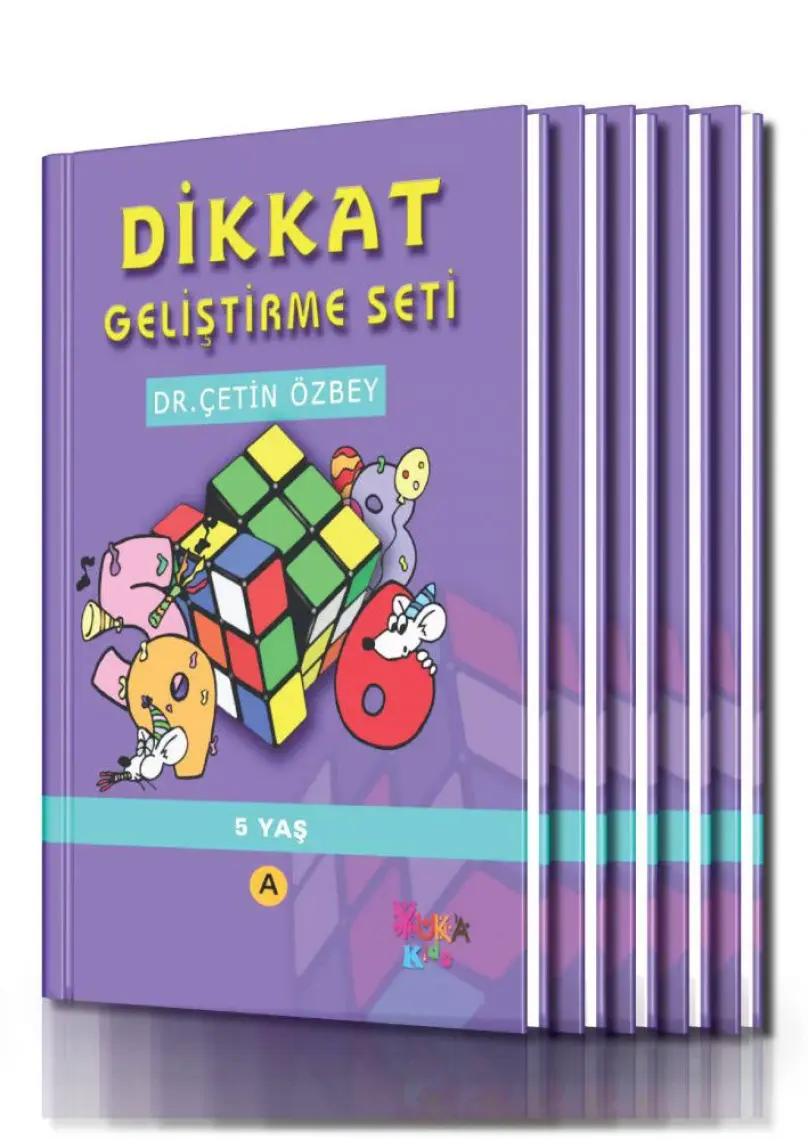 Dikkat Geliştirme Seti 5 Yaş (3 Kitap)