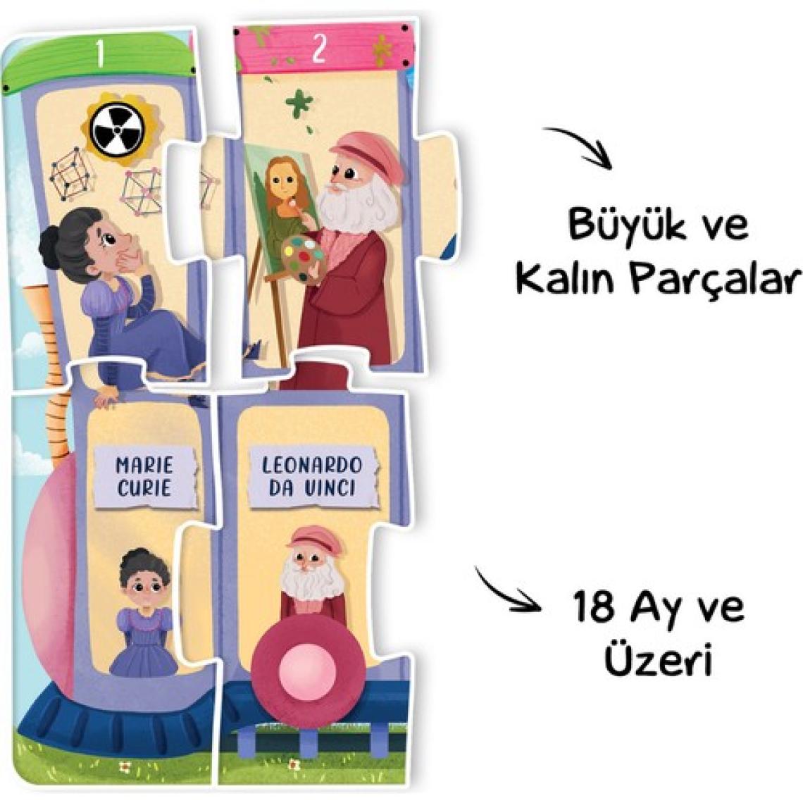 İlk Bilim Trenim - Cırt Cırtlı Yapboz ve Kitap Seti - Buse Nazilli