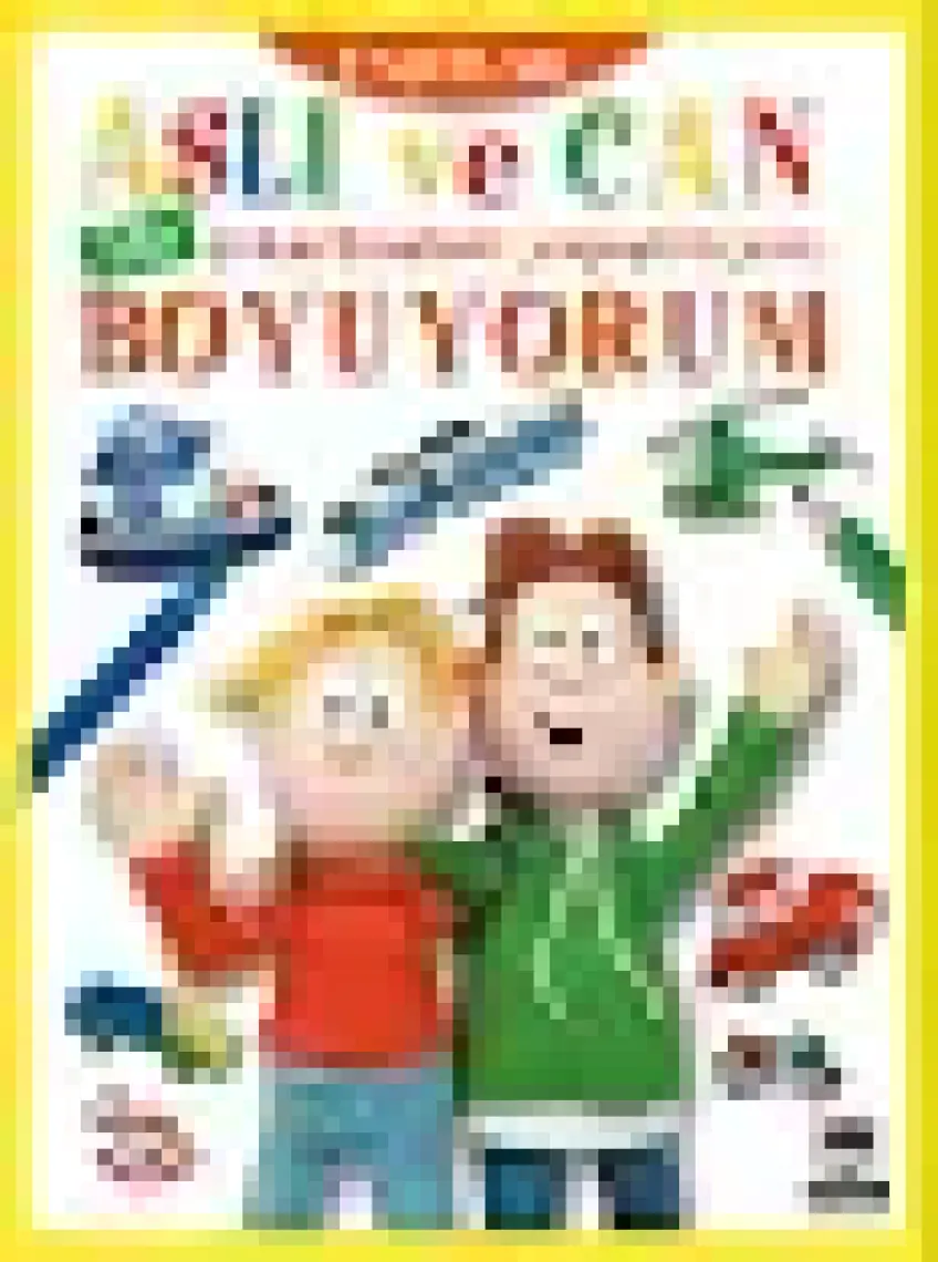 Aslı Ve Can İle Çıkartmaları Yapıştırıyor, Boyuyorum