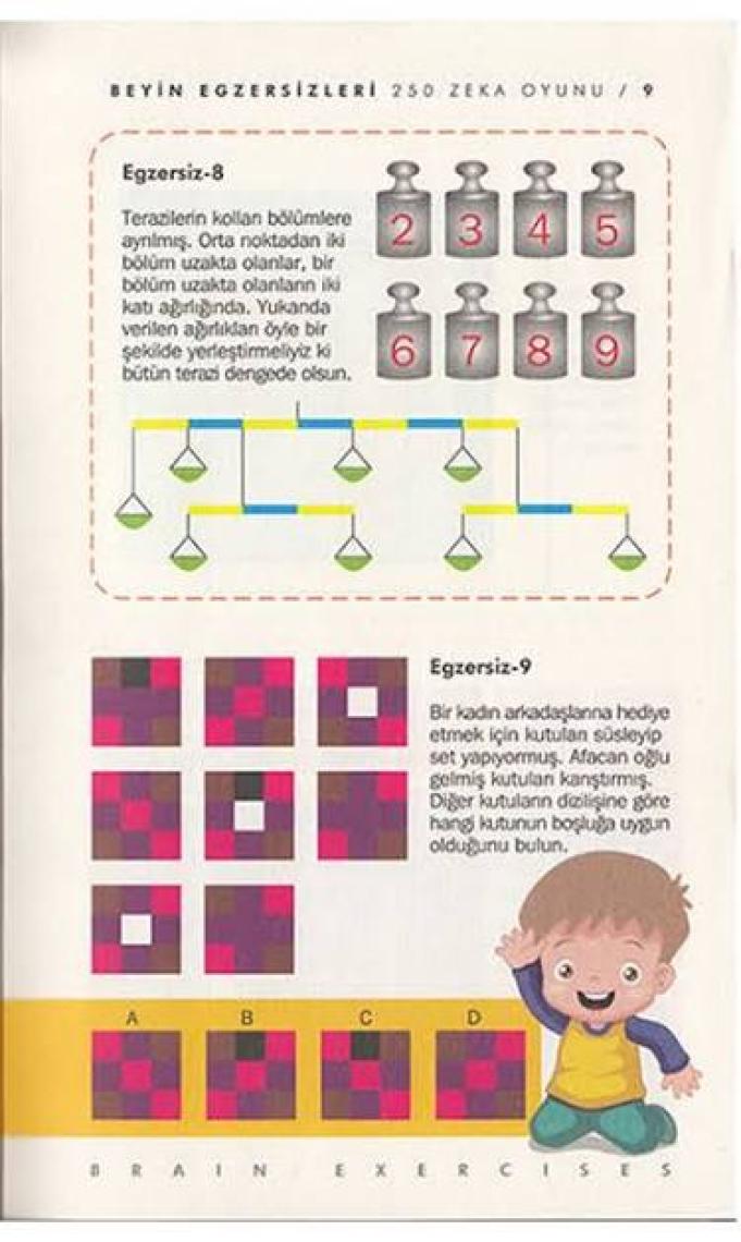 250 Zeka Oyunu Beyin Egzersizleri-1