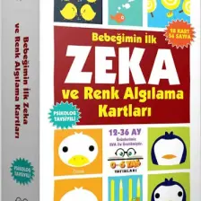 0-6 Yaş Yayınları Bebeğimin İlk Zeka Ve Renk Algılama Kartları / 12-36 Ay -