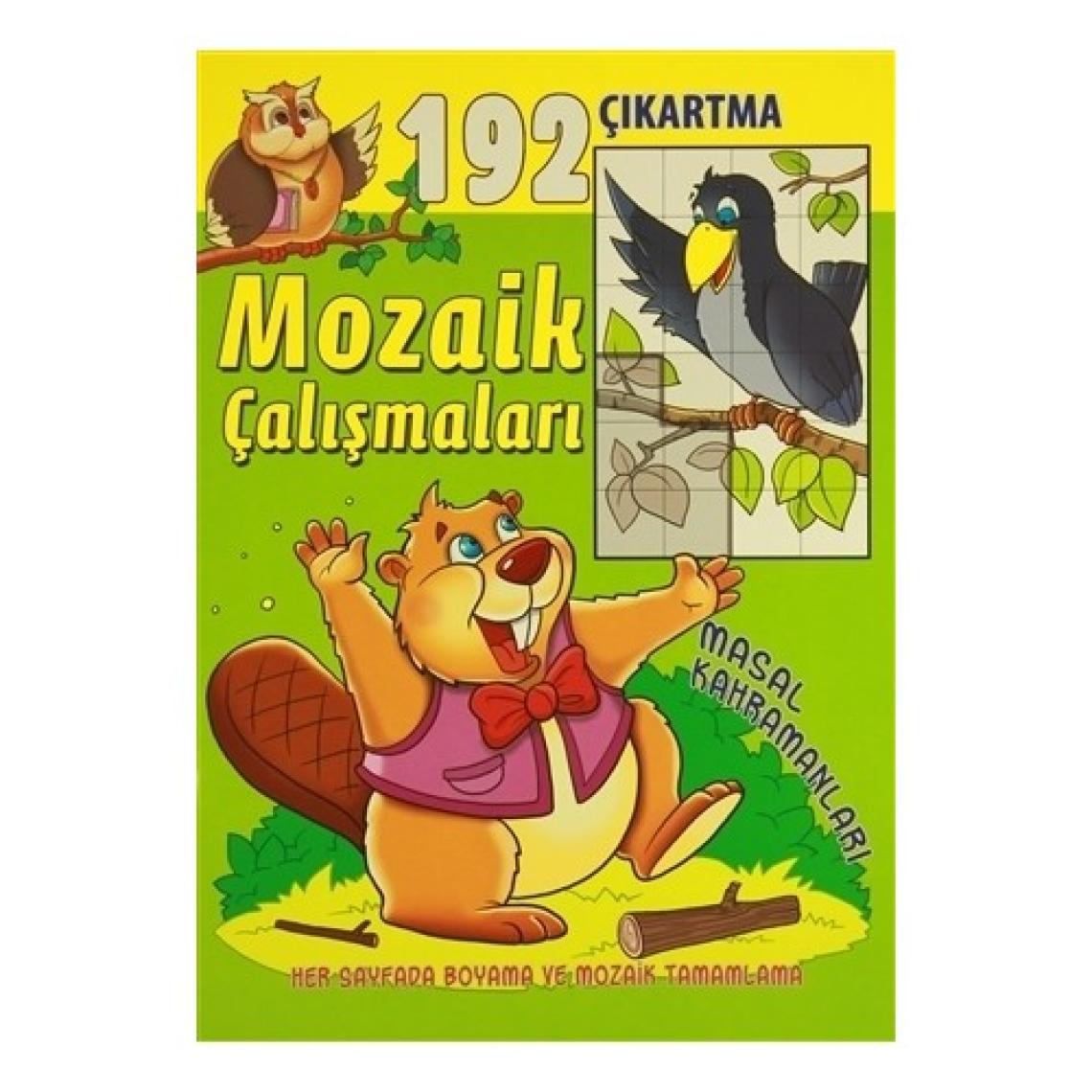 Revzen Kitap - Mozaik Çalışmaları 192 Çıkartma -  Masal Kahramanları