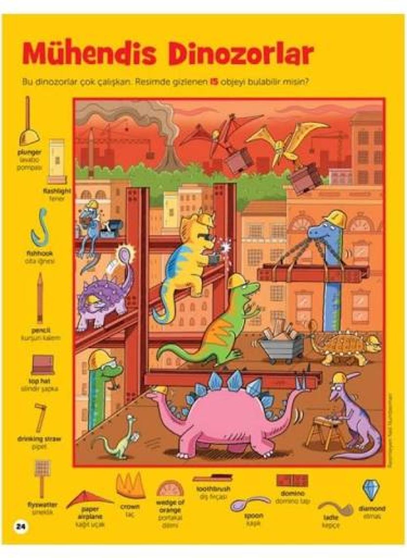 Dinozor Sevenler İçin Hidden Pictures