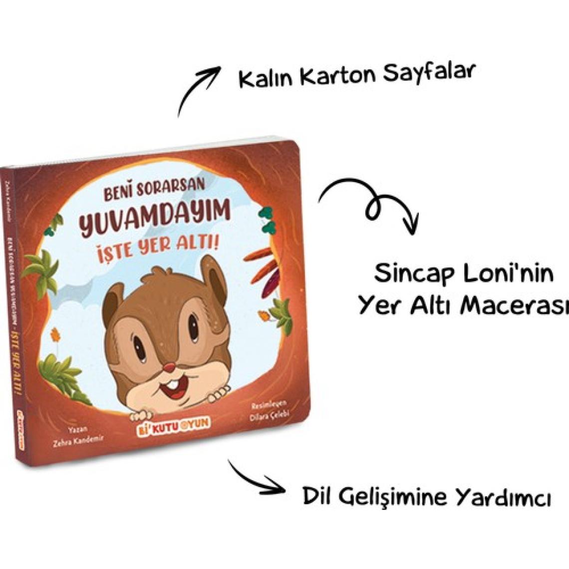 Beni Sorarsan Yuvamdayım - İşte Yer Altı! (Kitap ve Yapboz Seti) - Zehra Kandemir