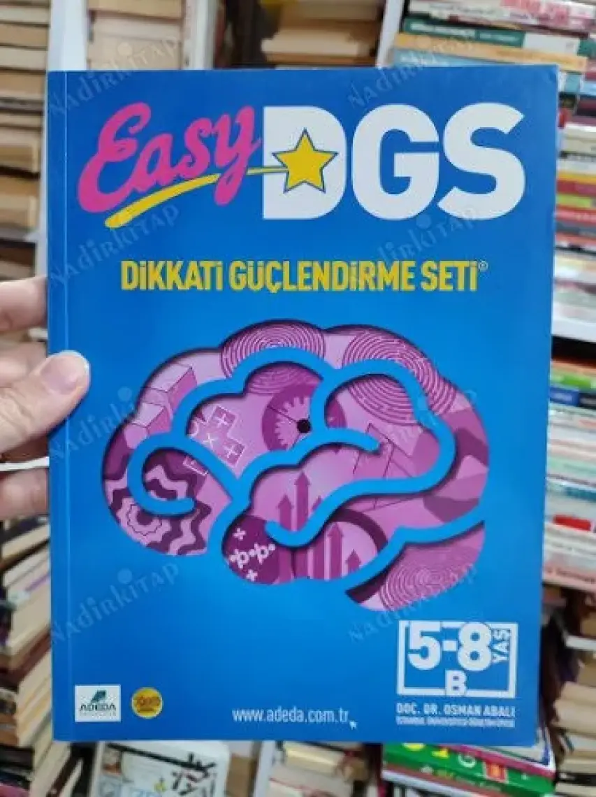 Adeda Yayıncılık Easy Dikkati Güçlendirme Seti 5-8 Yaş A Kitapçığı - Osman Abalı