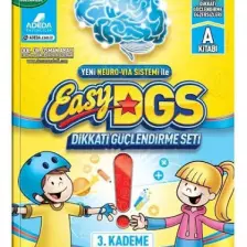 Adeda Yayıncılık Easy Dikkati Güçlendirme Seti 5-8 Yaş A Kitapçığı - Osman Abalı