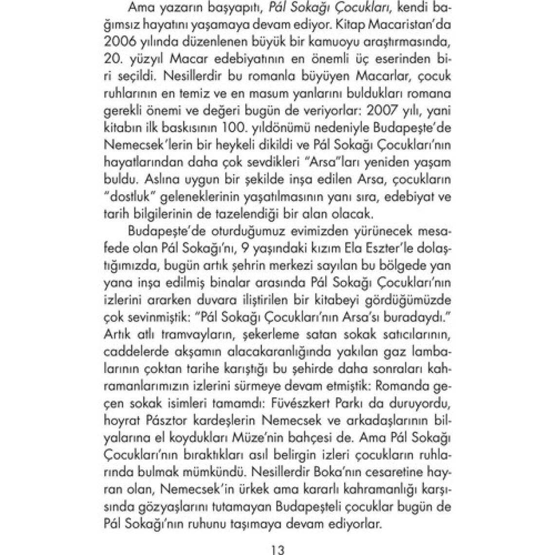 Pal Sokağı Çocukları (Küçük Boy) - Ferenc Molnar