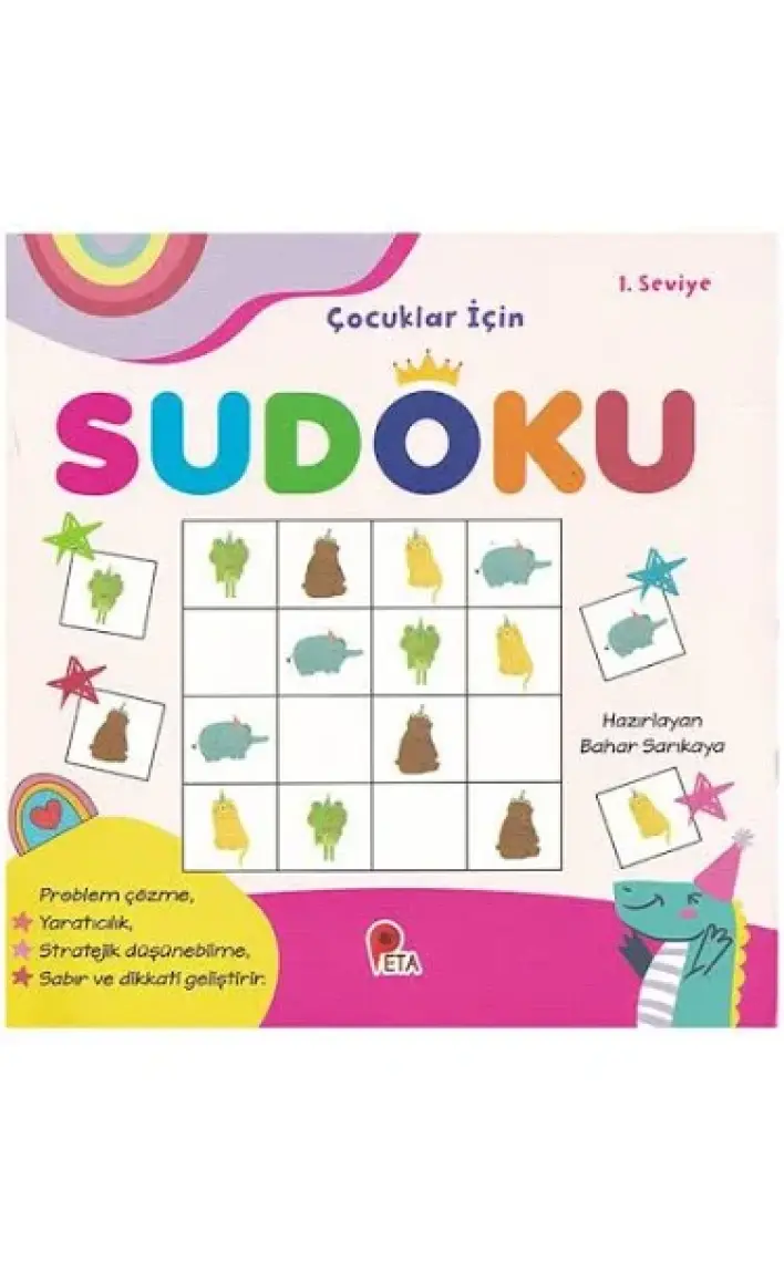 Çocuklar İçin Sudoku 1. Seviye - Bahar Sarıkaya