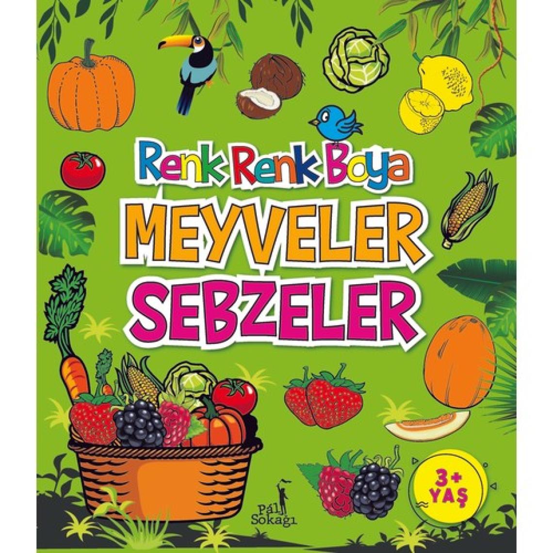 Renk Renk Boya Meyveler Sebzeler - Serkan Karakoç