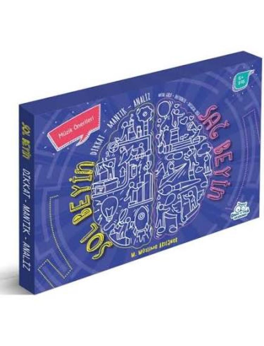 Sağ Beyin Sol Beyin Egzersizleri Set (3 Kitap) - M. Müslime Arslaner