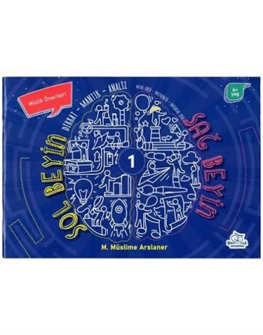 Sağ Beyin Sol Beyin Egzersizleri Set (3 Kitap) - M. Müslime Arslaner