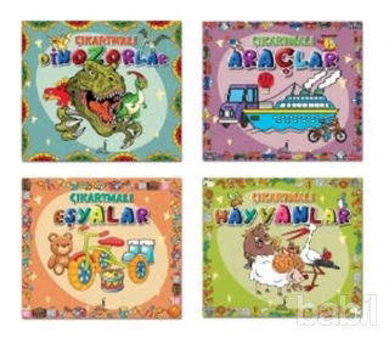 Çıkartmalı Kitaplar Seti – 4 Kitap