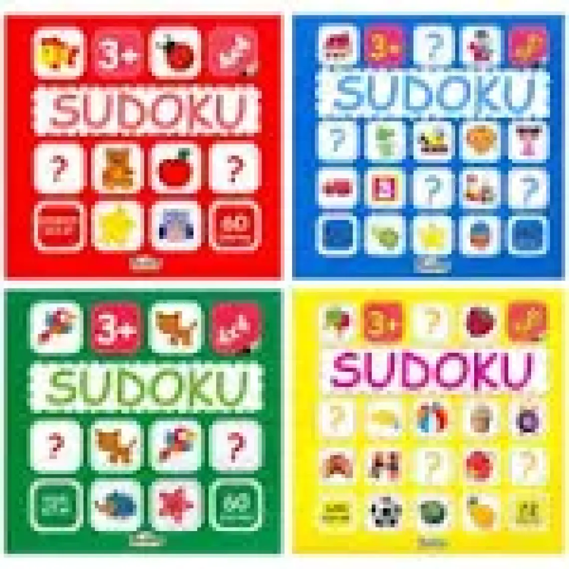 Çocuklar İçin Sudoku Seti - 4 Kitap