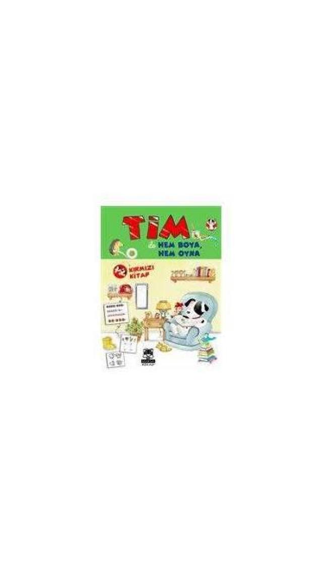 Tim ile Hem Boya Hem Oyna: Kırmızı Kitap