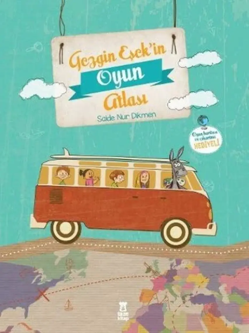 Taze Kitap - Gezgin Eşek’in Oyun Atlası (Harita Hediyeli)