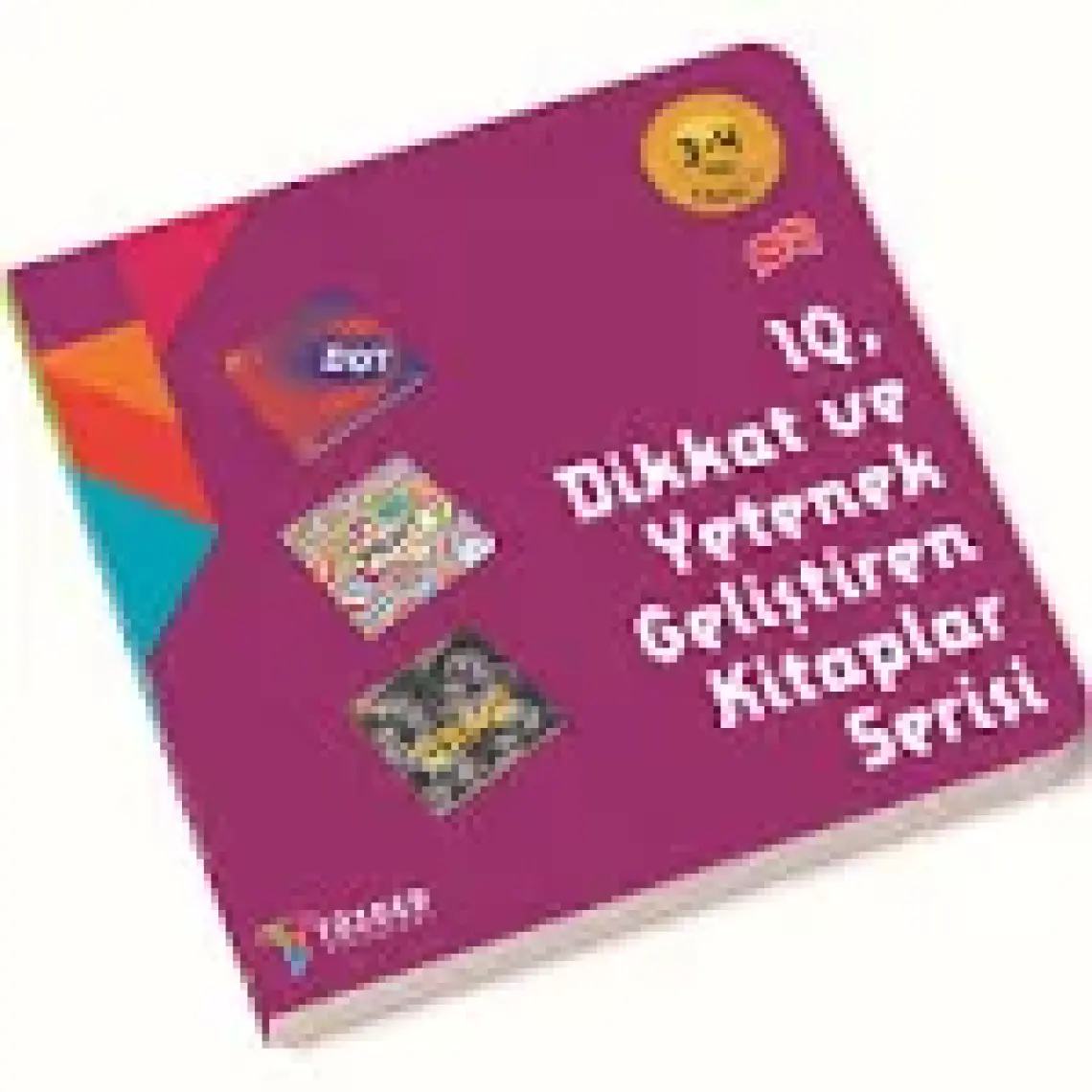 IQ Dİkkat ve Yetenek Geliştiren Kitaplar Serisi 3-4 Yaş Level 1 (3 Kitap Takım)