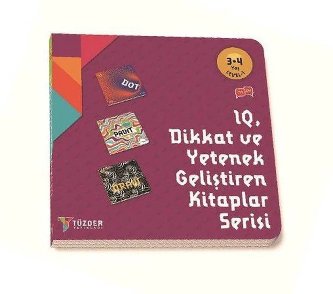 IQ Dİkkat ve Yetenek Geliştiren Kitaplar Serisi 3-4 Yaş Level 1 (3 Kitap Takım)