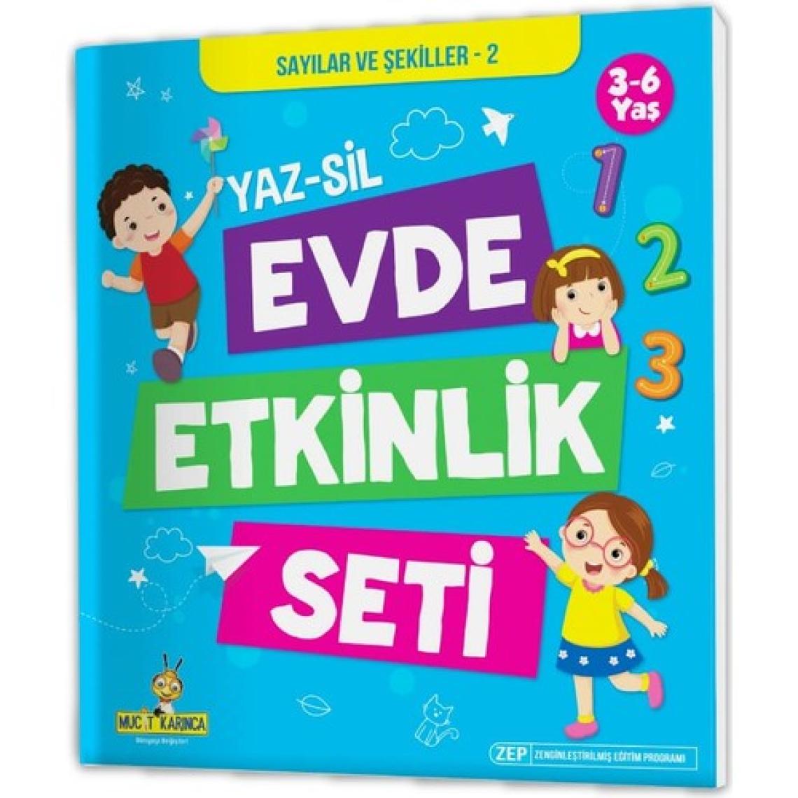 3-6 Yaş Evde Etkinlik Seti Yaz-Sil Kitaplar