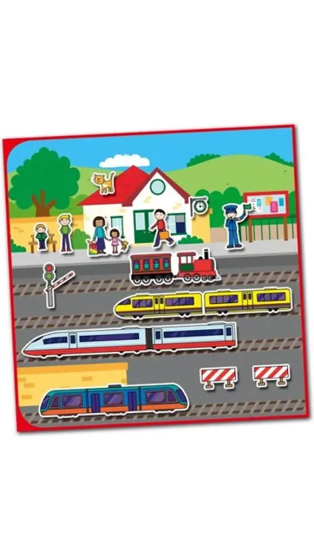 Galt Reusable Sticker Book - Vehicles