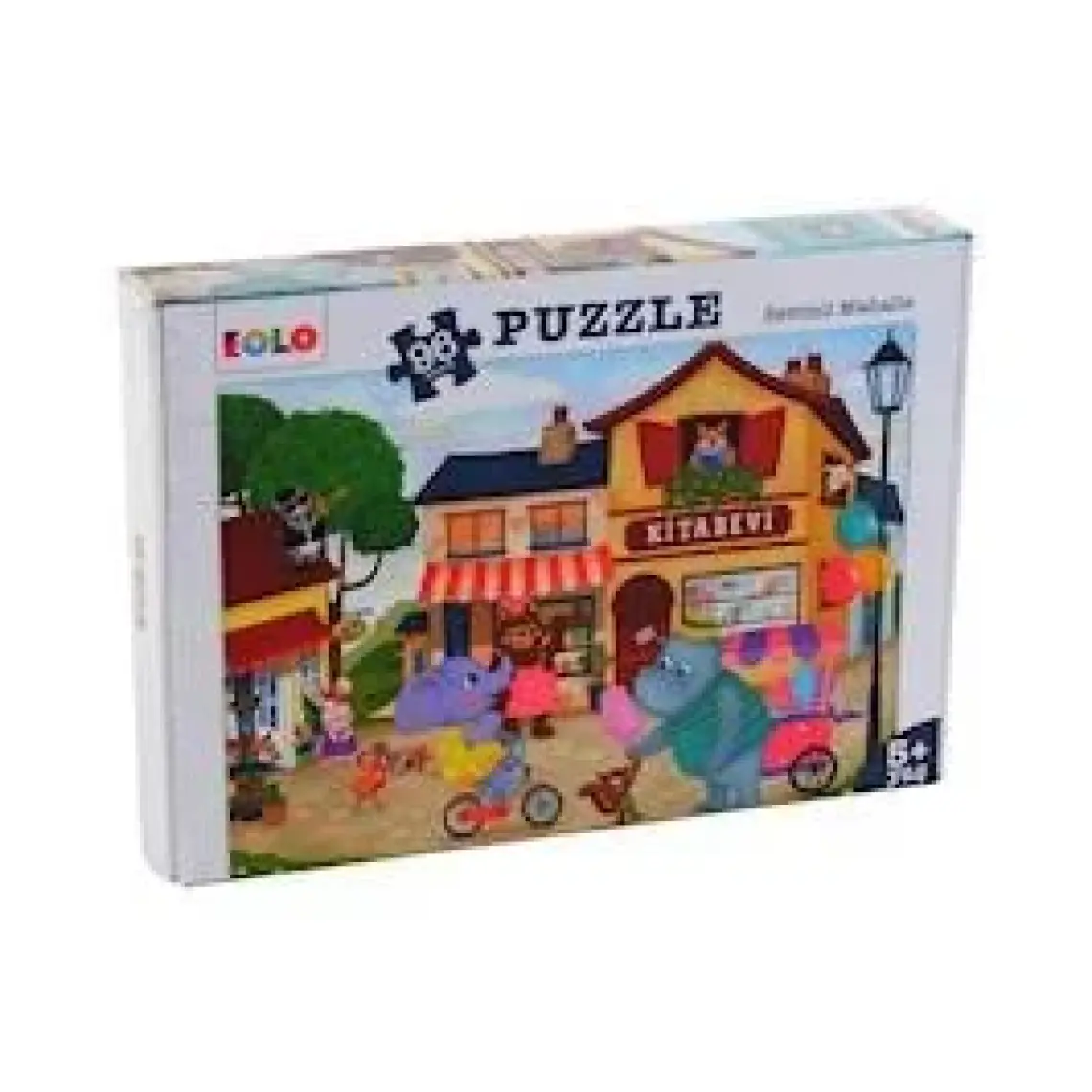 96 Parça Puzzle Sevimli Mahalle