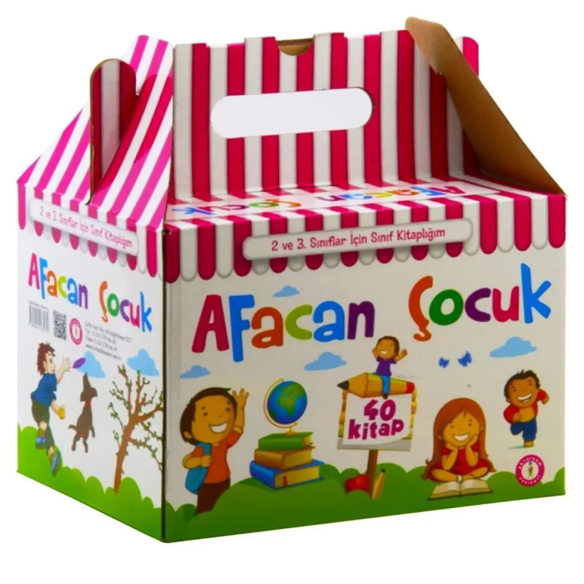 Afacan Çocuk Sınıf Kitaplığı Seti (40 Kitap Takım) (2. Ve 3. Sınıflar İçin)
