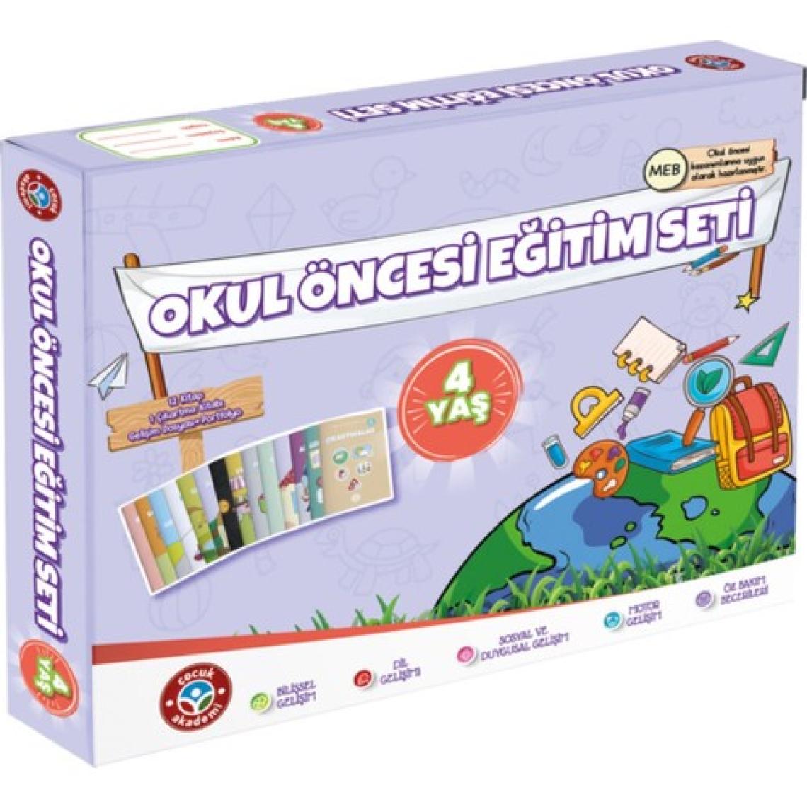 Çocuk Akademi Okul Öncesi 4 Yaş Eğitim Seti