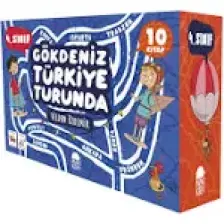 Gökdeniz Türkiye Turunda 4. Sınıf Seti - (10 Kitap) - Vildan Özdemir