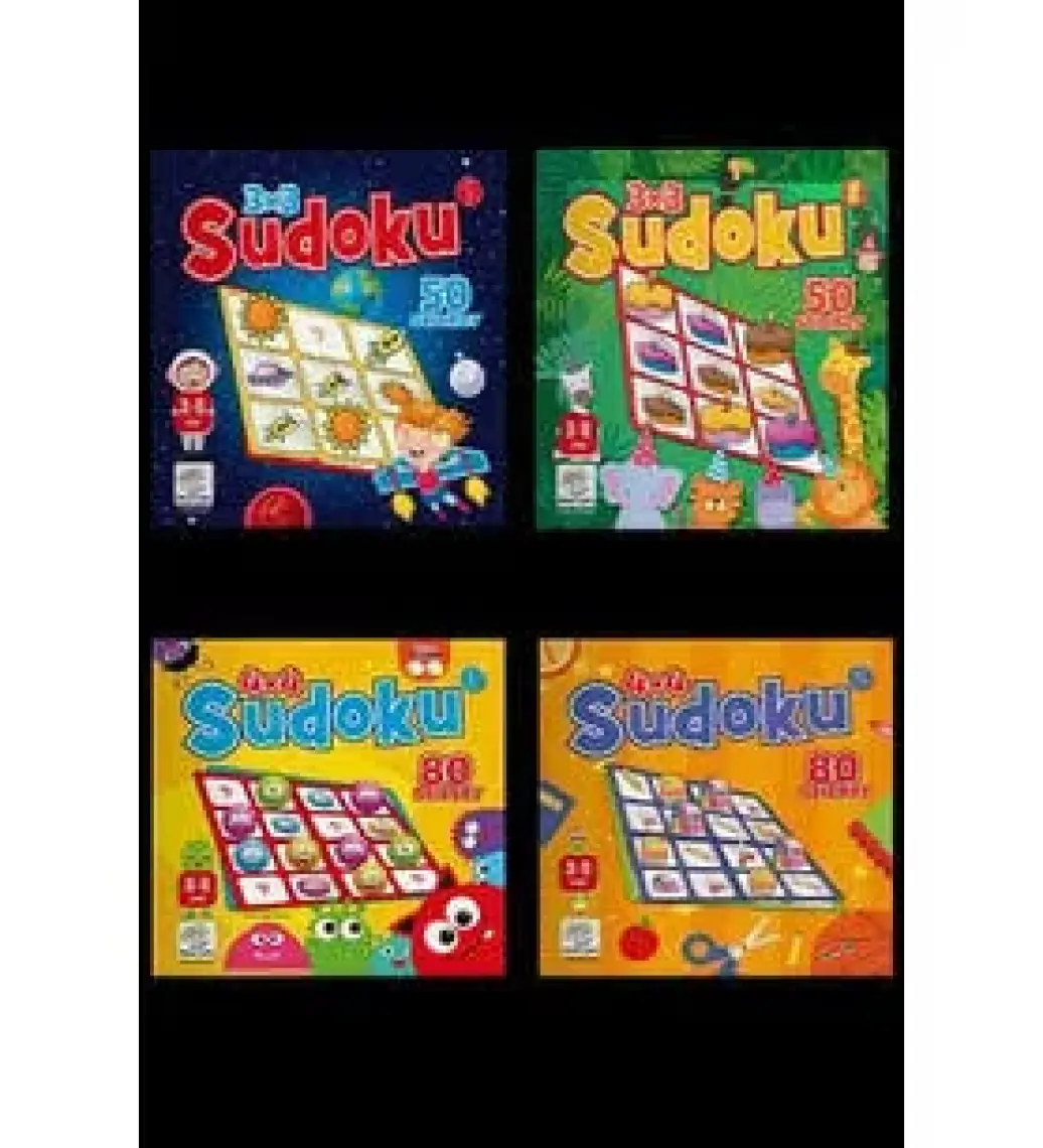 Yükselen Zeka Yayınları 3-6 Yaş Stickerlı Sudoku Seti