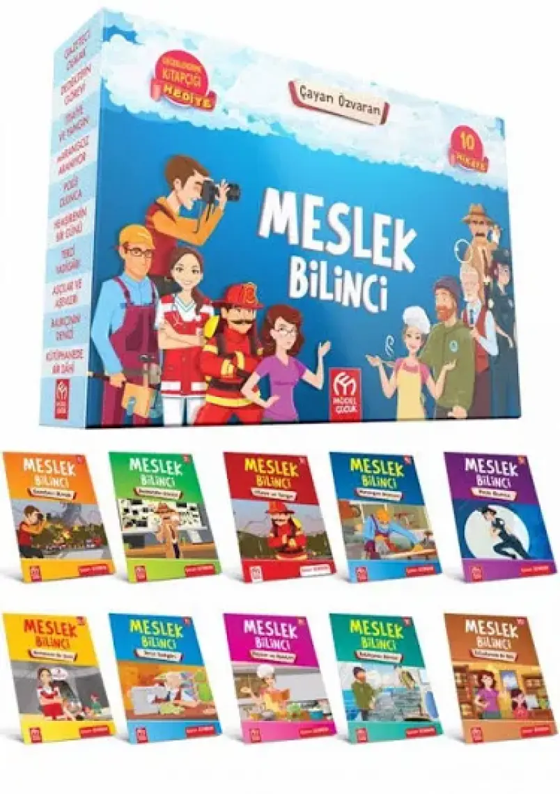 Meslek Bilinci Hikaye Seti (10 Hikaye Kitabı + Değerlendirme Kitapçığı)