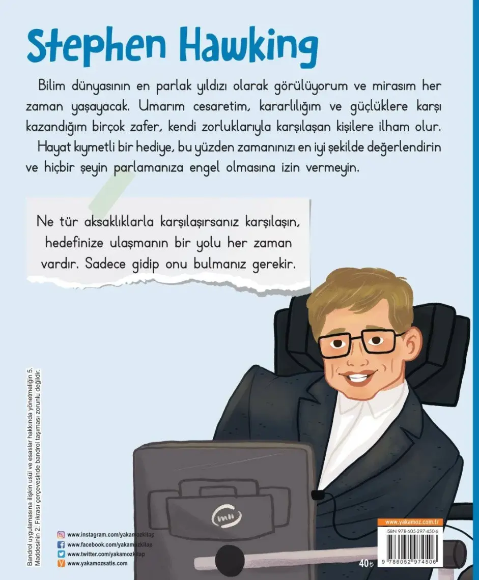 Ünlü Dahiler Serisi Stephen Hawking - Igeo Studio