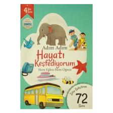 Adım Adım Hayatı Keşfediyorum 4 Yaş - Zeka Geliştiren 72 Soru