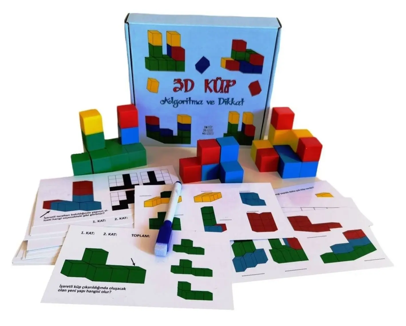 Yuka Kids 3D Küpss Algoritma ve Dikkat