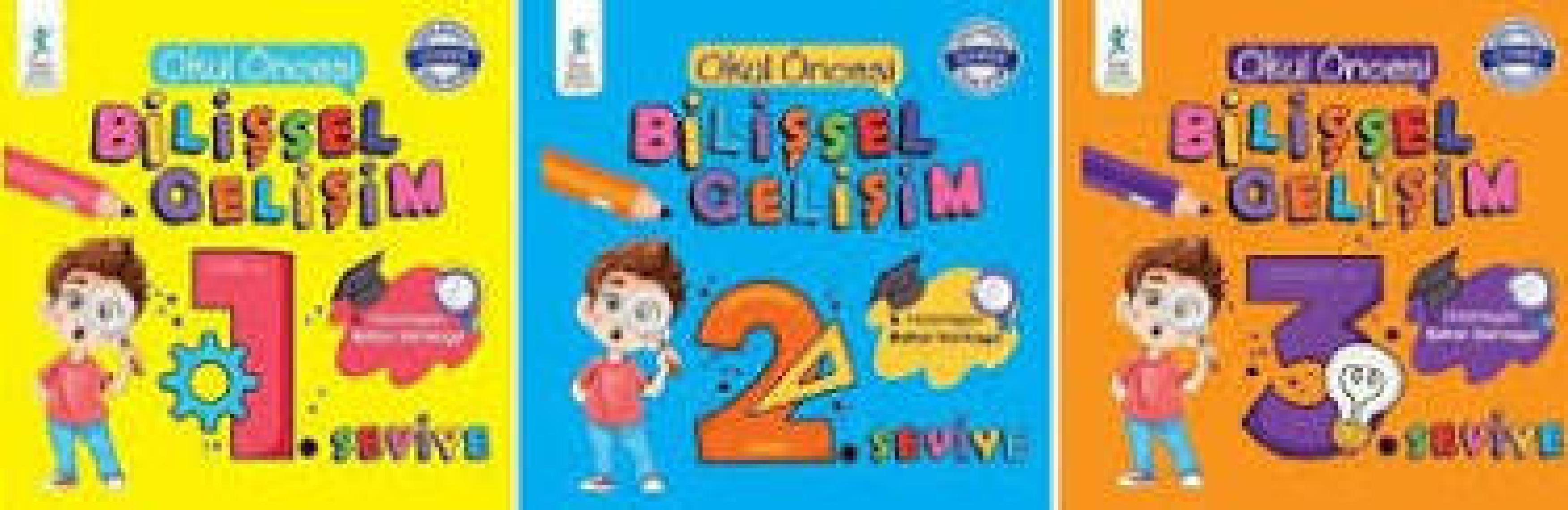 Okul Öncesi Bilişsel Gelişim  Seti 3 Kitap - Bahar Sarıkaya