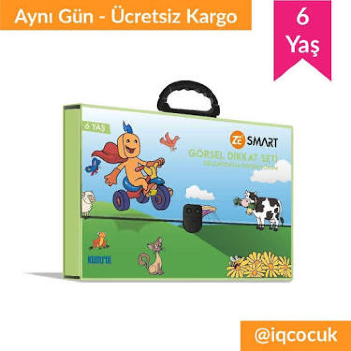 6 Yaş Zekare Smart Görsel Dikkat Seti (10 Kitap + 1 Kontrol Paneli)