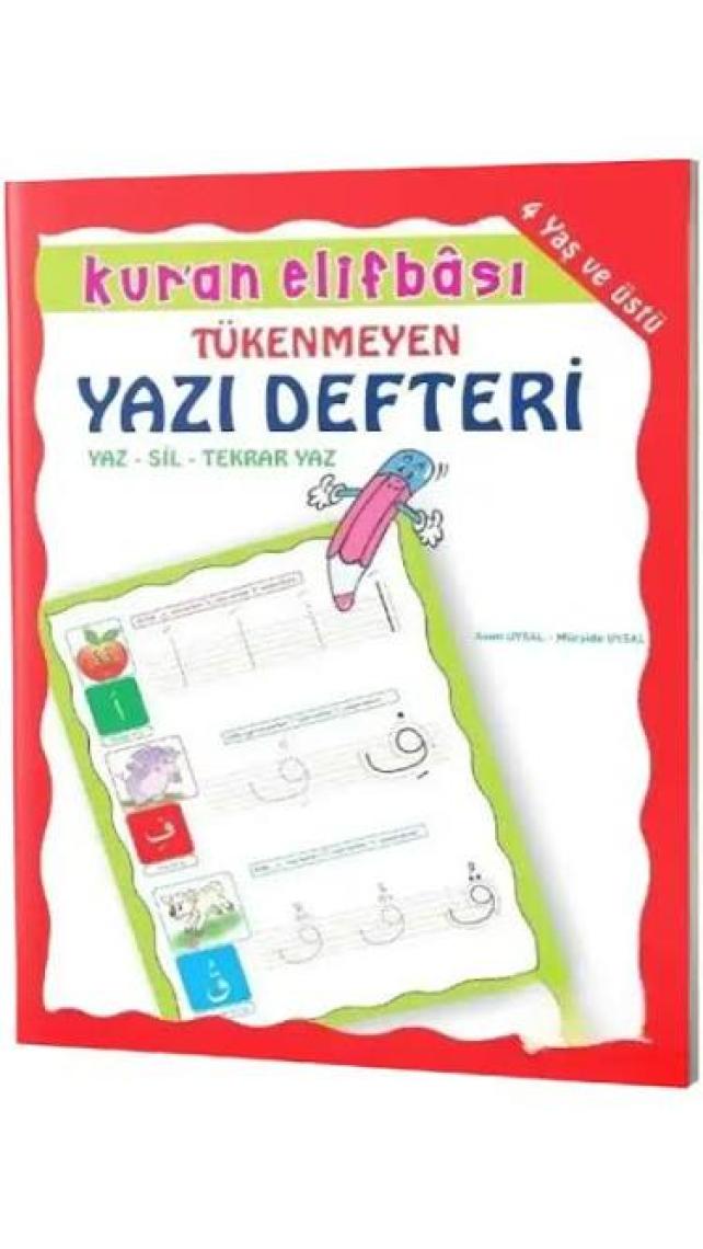 Kuran Elifbası Bitmeyen Yazı Defteri (4-7 yas) - Asım Uysal