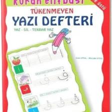 Kuran Elifbası Bitmeyen Yazı Defteri (4-7 yas) - Asım Uysal