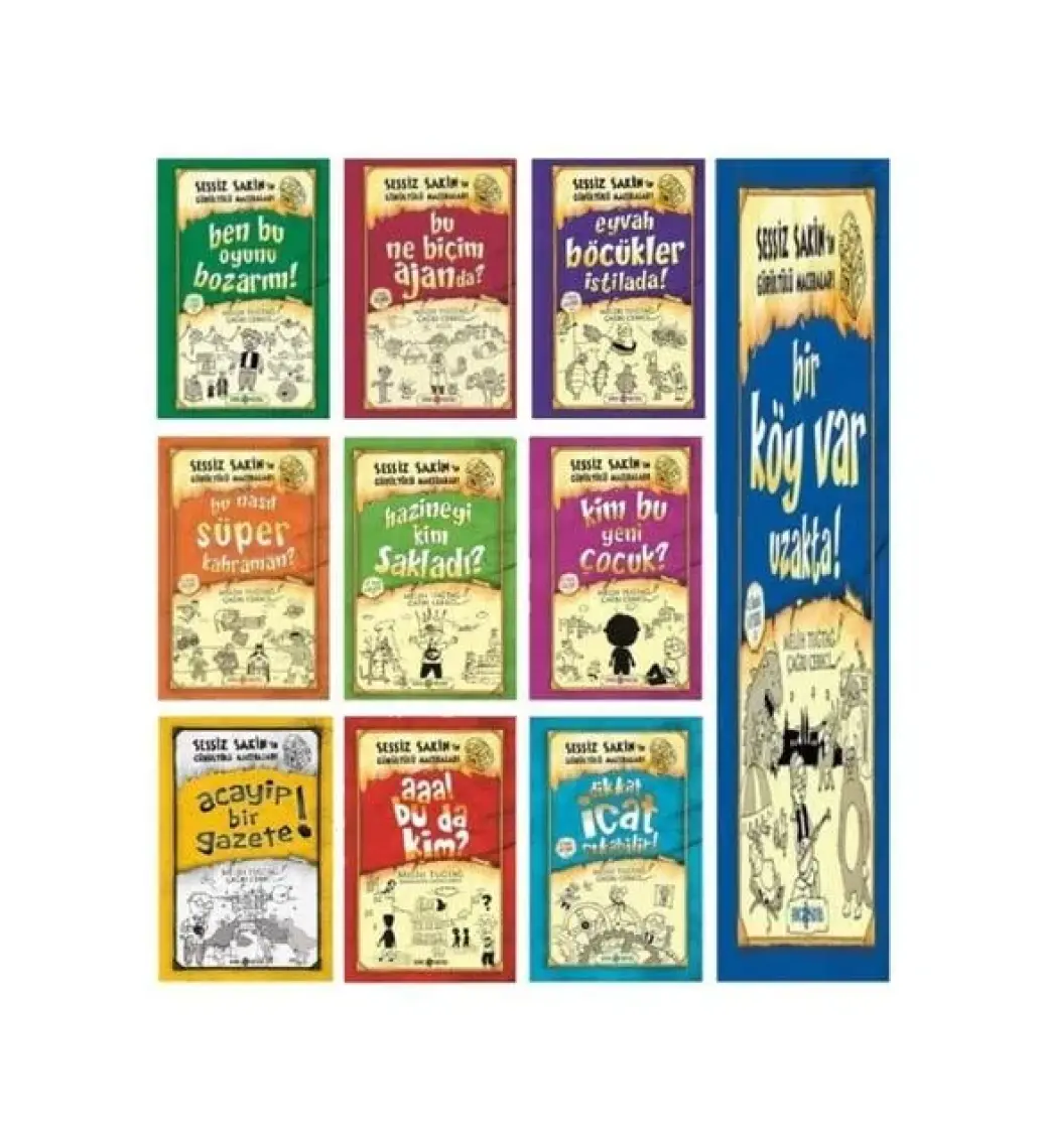 Sessiz Sakinin Gürültülü Maceraları  Karton Kapak 10 Kitap Set