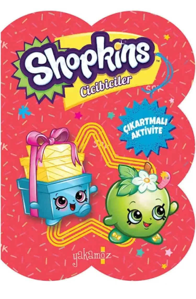 Shopkins Cicibebeler Çıkartmalı Aktivite Kitabı - Mor