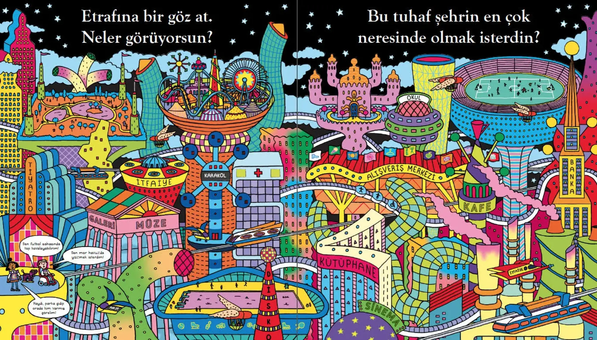 Senin Seçimin Senin Uzayın - Nick Sharratt - Pippa Goodhart