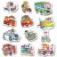 Eğlenceli ve Eğitici Taşıtlar Magnet Puzzle - 12-36 Ay Arası Çocuklar için İlk Kitap